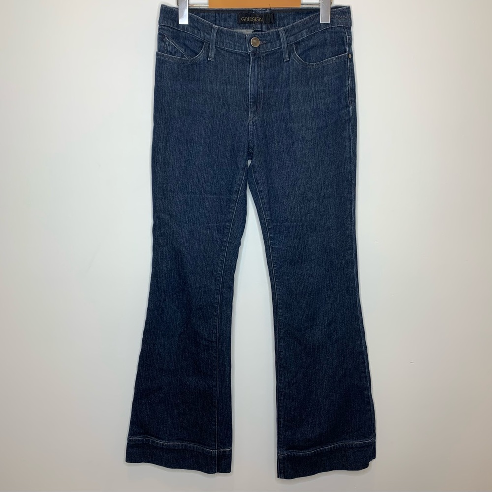Goldsign Stardust Flare Dark Wash Trouser Jeans
